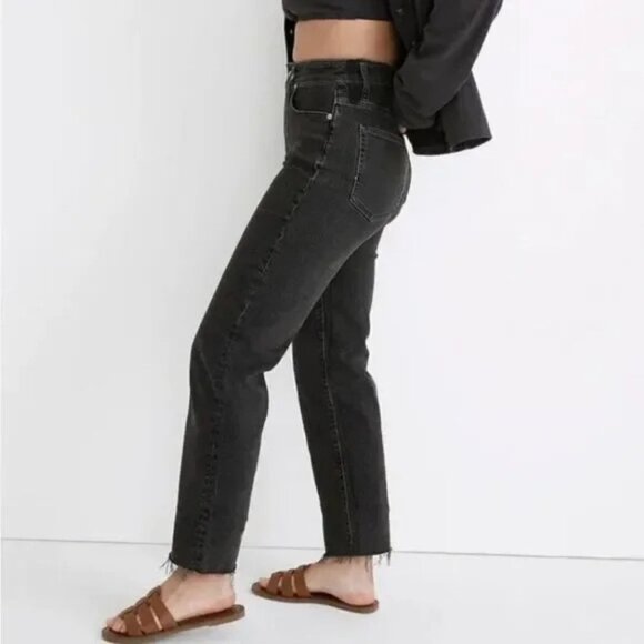 Madewell Black 90s Straight Leg Jeans Size 26 - 47943 - Picture 2 of 13